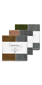 Nawrap Binchotan Charcoal Dishcloths, Naturally Anti-Odor, Set of 3, Aqua, White & Purple