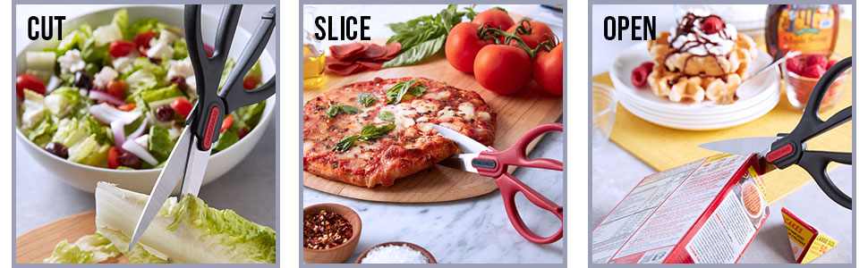 Farberware Self-Sharpening Stainless Steel All-Purpose Shears with Edgekeeper Sleeve