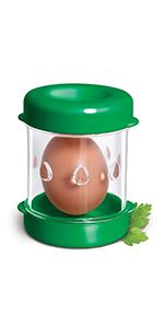 The Negg Boiled Egg Peeler White