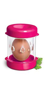 The Negg Boiled Egg Peeler White