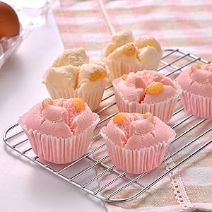 TeamFar Toaster Oven Tray and Rack Set, 9.3’’ x 7’’ x 1’’, Stainless Steel Toaster Oven Pan Broiler Pan, Non Toxic & Healthy, Easy Clean & Dishwasher Safe