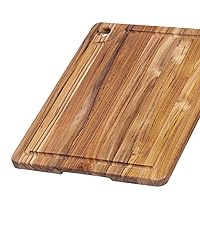 Teakhaus Cutting Board - Large (L) Wood Cutting Board with Juice Groove - Holiday Gift Ideas for Men and Women - Gift-Ready, Reversible, Edge Grain Wood, Knife Friendly - FSC Certified