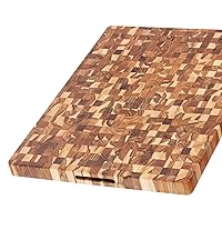 Teakhaus Cutting Board - Large (L) Wood Cutting Board with Juice Groove - Holiday Gift Ideas for Men and Women - Gift-Ready, Reversible, Edge Grain Wood, Knife Friendly - FSC Certified