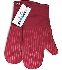 Big Red House - Silicone Oven Mitts - Red Set of 2-12.5