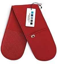 Big Red House - Silicone Oven Mitts - Red Set of 2-12.5