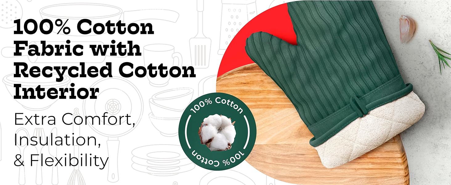 Big Red House - Silicone Oven Mitts - Red Set of 2-12.5