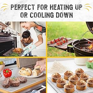 Checkered Chef Cooling Rack for Cooking and Baking - 8” x 11 ¾