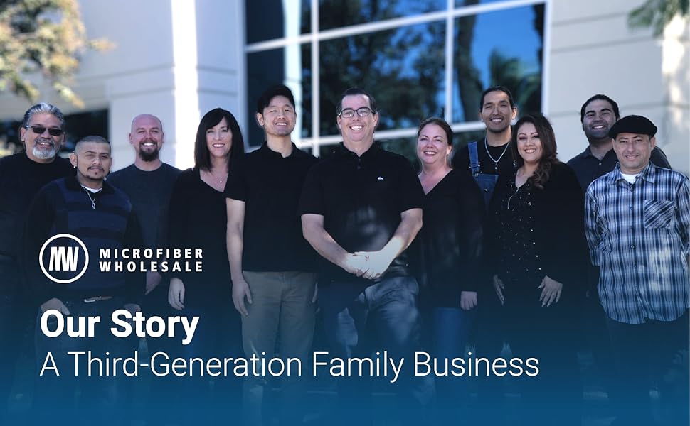 MW PRO Microfiber Cleaning Cloths Blue (12 Pack, 12x12) - Commercial Janitorial Towels & Lint Free Rags - Heavy Duty for Auto Detailing, Glass Windows, Housekeeping & Screens - Washable 300+ Times