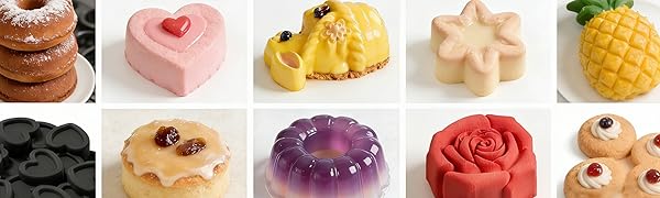 X-Haibei 8-inch Happy Birthday Gift Box Cake Pan Pizza Gelatinas Baking Silicone Square Mold