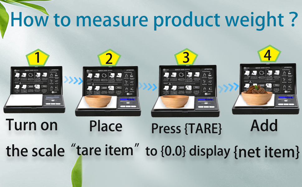 Weigh Gram 200g Digital Pocket Gram Scale 0.01g Accuracy, 200g x 0.01g Mini Digital Grams Scale, Small Food Scale, Jewelry Scale, Ounces Grains Scale With100g Calibration Weight