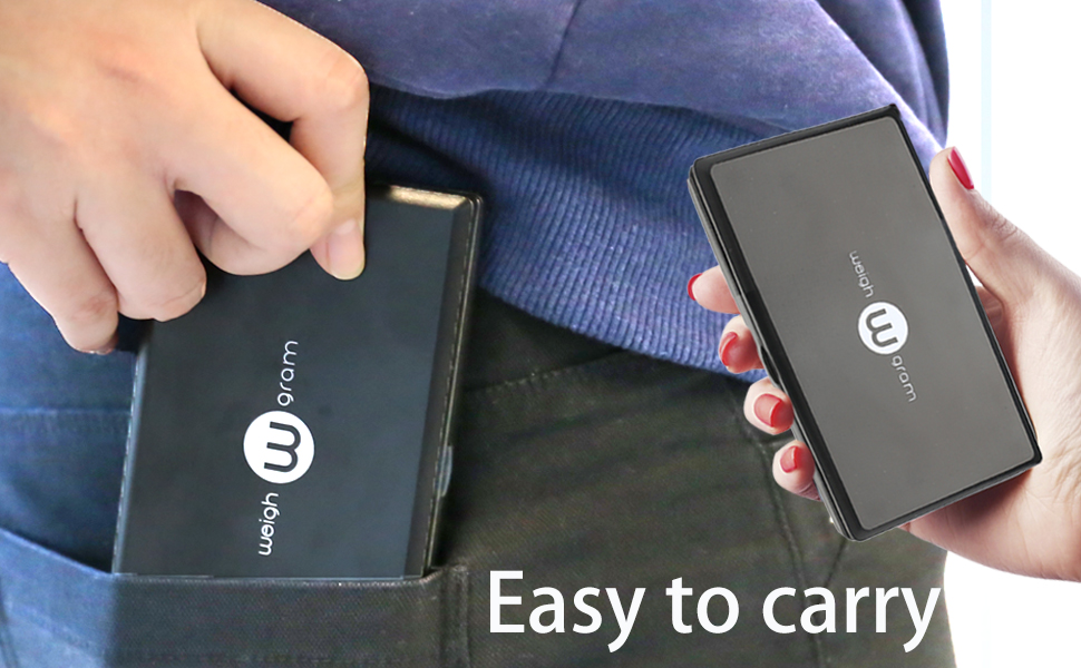 Weigh Gram 200g Digital Pocket Gram Scale 0.01g Accuracy, 200g x 0.01g Mini Digital Grams Scale, Small Food Scale, Jewelry Scale, Ounces Grains Scale With100g Calibration Weight