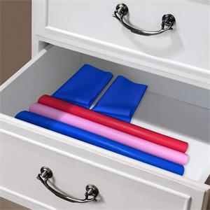 LONGFITE Large Silicone Counter Mat 19.68x15.74 inch Multipurpose Table Placemat Countertop Protector Baking Pastry Mat Nonstick, Nonskid and Heat Resistent (Large, Blue)