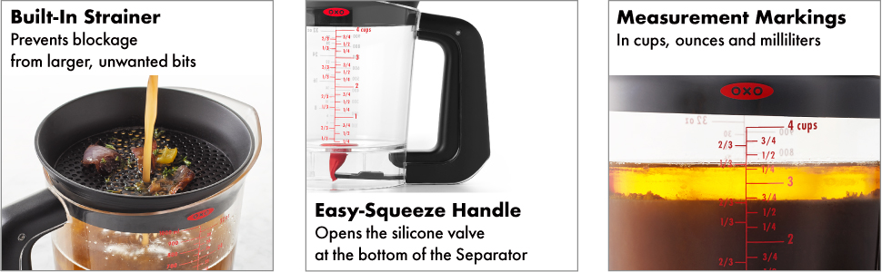 OXO Good Grips Good Gravy 4-Cup Fat Separator