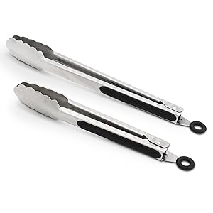 304 Stainless Steel Kitchen Cooking Tongs, 9