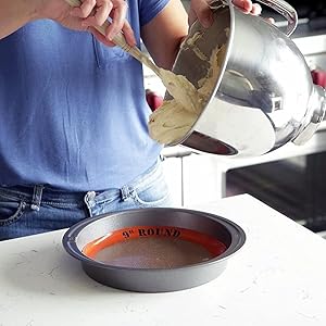 Silpat The Original Round Cake Liner Non-Stick Silicone Baking Mat, 8