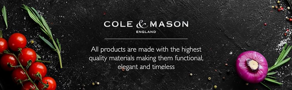 Cole & Mason Lincoln Duo Salt and Pepper Grinder Combo, Acrylic Combination Mill Includes Premium Salt and Peppercorns