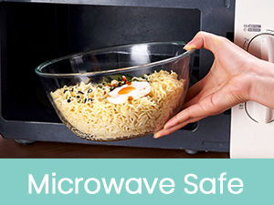 Luvan Glass Mixing Bowls with Lids Set(4.5QT, 2.7QT, 1.1QT)-Large Glass Mixing Bowls, Clear Salad Bowl for Baking, Cooking, Serving, Food Prep, 3PC Nesting Bowls for Kitchen Storage & Dishwasher Safe