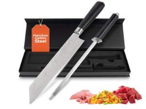 Kitchen Shears by Gidli - Liftime Replacement Warranty* - Includes Seafood Scissors As a Bonus - Heavy Duty Utility Stainless Steel All Purpose Ultra Sharp Scissors for Food/Cooking