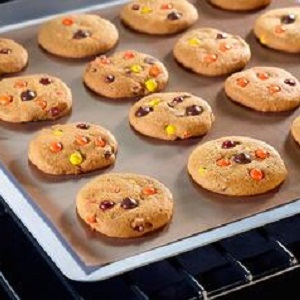 2 Extra Large Copper Grill and Bake Mats - Best Gift - 17 X 23 inches Non Stick Mats for BBQ Griddle Baking, Reusable and Easy to Clean