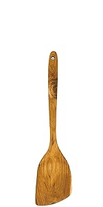 FAAY 11.5 Inch Teak Wood Spatula/Turner for RIGHT Hand | Versatile Spatula, Durable, Healthy and High Moist Resistance for Non Stick Cookware
