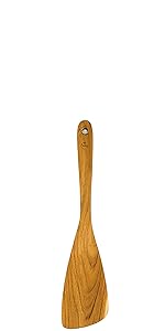 FAAY 11.5 Inch Teak Wood Spatula/Turner for RIGHT Hand | Versatile Spatula, Durable, Healthy and High Moist Resistance for Non Stick Cookware