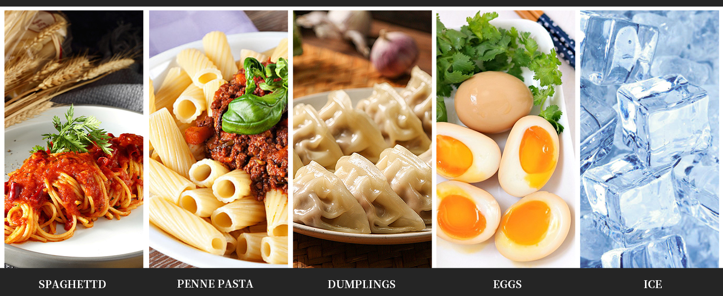 Spaghetti Server, [Rustproof, Integral Forming, Durable] Newness 304 Stainless Steel Pasta Fork with Vacuum Ergonomic Handle, Comfortable Grip Design Spaghetti Server for Kitchen, 14.33 Inches