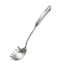 Spaghetti Server, [Rustproof, Integral Forming, Durable] Newness 304 Stainless Steel Pasta Fork with Vacuum Ergonomic Handle, Comfortable Grip Design Spaghetti Server for Kitchen, 14.33 Inches