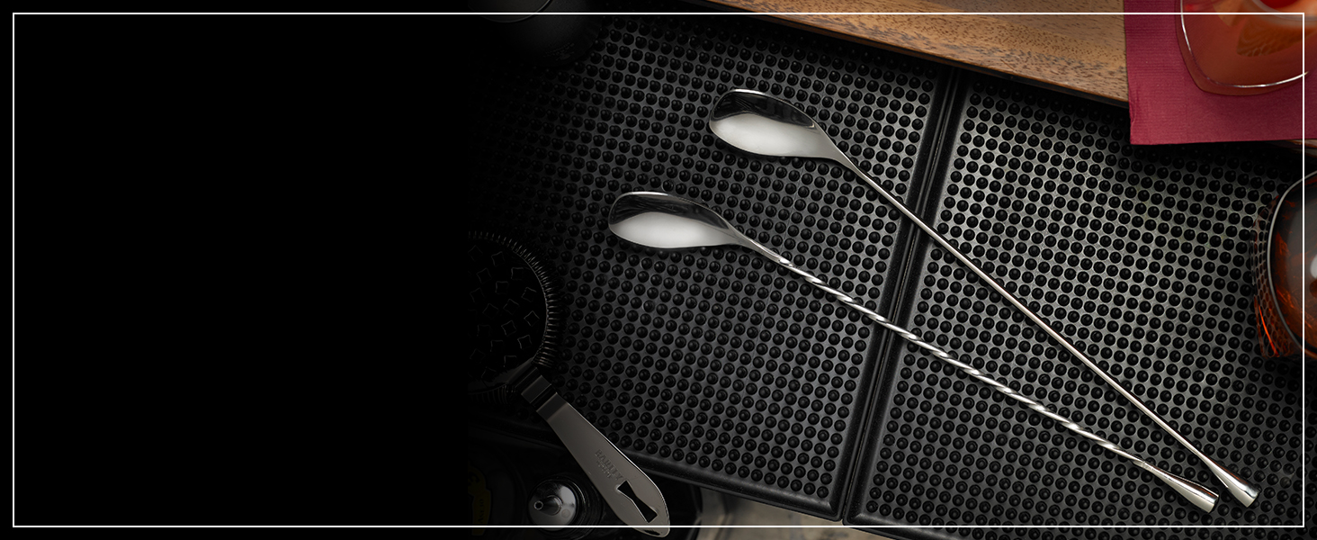 Barfly Teardrop Bar Spoon, End 11 13/16