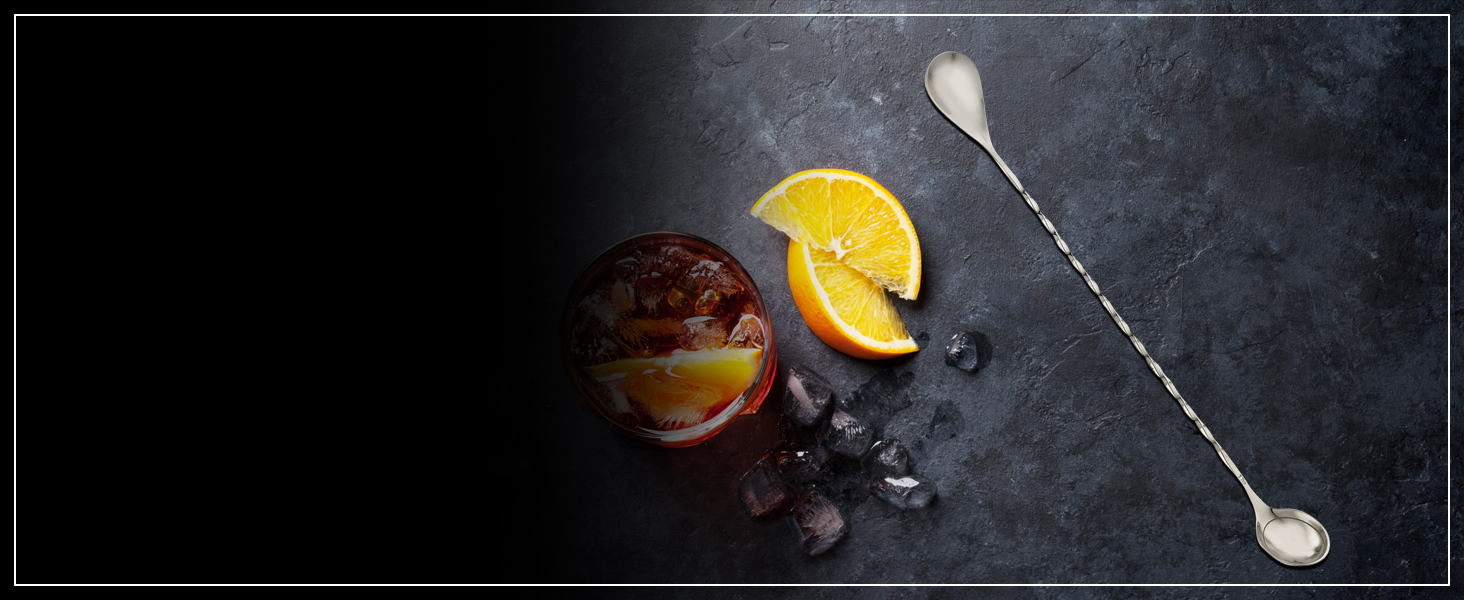 Barfly Teardrop Bar Spoon, End 11 13/16