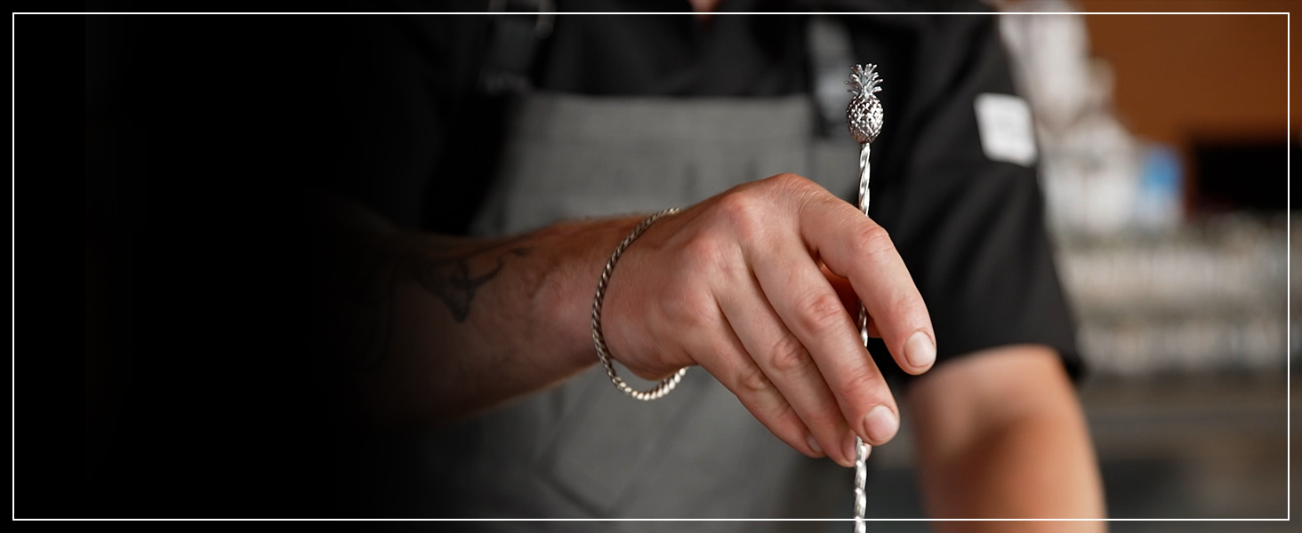 Barfly Teardrop Bar Spoon, End 11 13/16