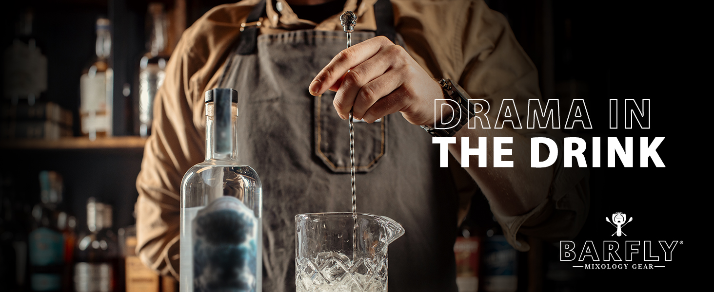 Barfly Teardrop Bar Spoon, End 11 13/16