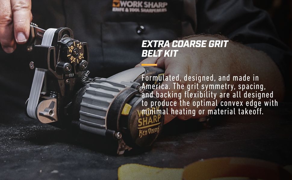 Work Sharp Professional Electric Kitchen Knife Sharpener Replacement Belt Kit