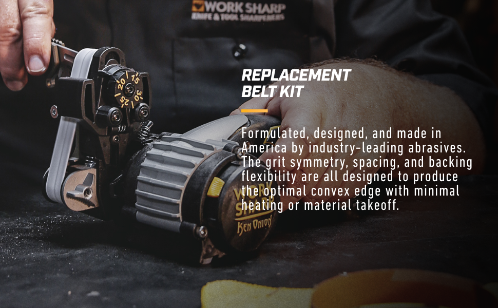 Work Sharp Professional Electric Kitchen Knife Sharpener Master Belt Kit