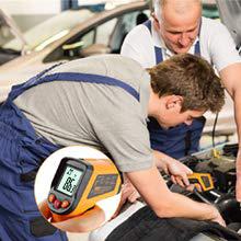 Ketotek Digital Infrared Thermometer Temperature Gun -58°F to 1112 °F(-50°C to 600°C) Handheld Non Contact IR Laser Thermometer KT600Y for Cooking Meat Refrigerator Pool Pizza Oven BBQ Food