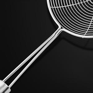 Spider Strainer Set of 3 Asian Strainer Ladle Stainless Steel Wire Skimmer Spoon with Handle for Kitchen Frying Food, Pasta, Spaghetti, Noodle-30.5cm, 32cm, 35cm