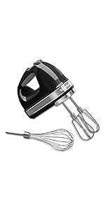 KitchenAid 5 Ultra Power Speed Hand Mixer - KHM512, Matte Black