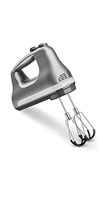 KitchenAid 5 Ultra Power Speed Hand Mixer - KHM512, Matte Black