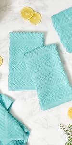DII Swedish Dishcloths for Kitchen & Cleaning, Reusable, Machine Washable & Dishwasher Safe, Biodegradable, 7.75 x 6.75, Lemons, 3 Piece