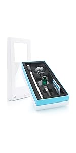 Soireehome Pourist Pair of Gourmet Glass and Cork Stopper Spouts with Silicone Gasket - 2-pack, 4 Pieces - Clean Pours for Cooking, Measuring, Bartending - Fits Most Bottles