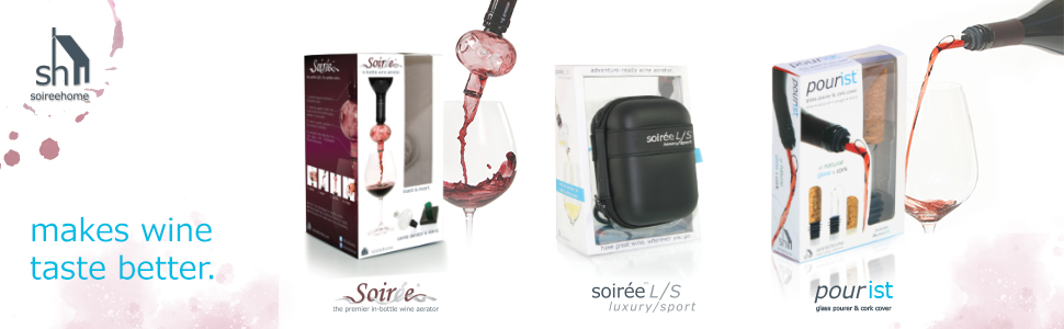 Soireehome Pourist Pair of Gourmet Glass and Cork Stopper Spouts with Silicone Gasket - 2-pack, 4 Pieces - Clean Pours for Cooking, Measuring, Bartending - Fits Most Bottles