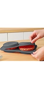 AUOON Clip On Strainer Silicone for All Pots and Pans, Pasta Strainer Clip on Food Strainer for Meat Vegetables Fruit Silicone Kitchen Colander