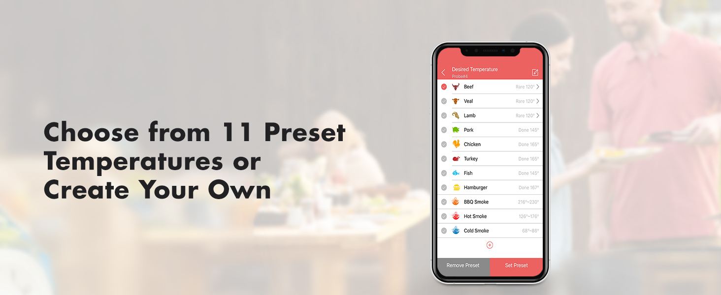 Tenergy Solis Digital Meat Thermometer, APP Controlled Wireless Bluetooth Smart BBQ Thermometer w/ 6 Stainless Steel Probes & Carrying Case, Cooking Thermometer for Grill & Smoker