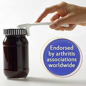 Brix JarKey Original Easy Jar Key Opener, 2-Pack, Red