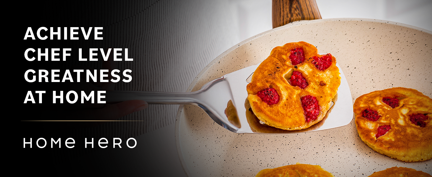 Home Hero 54-Piece Stainless Steel Kitchen Utensils Set - Heat-Resistant Nonstick Silicone & Stainless Steel Cooking Utensils - Complete Tools with Slotted Spoon & Pasta Spoon - Pack of 54, Silver