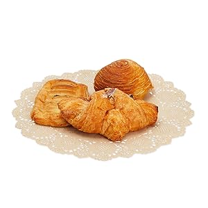 Juvale Paper Placemats - 12-Inch Round, Brown, 250 Count - Disposable Placemats & Lace Doilies - Paper Chargers for Dinner Plates - Tea Party Decorations & Wedding Table Decor