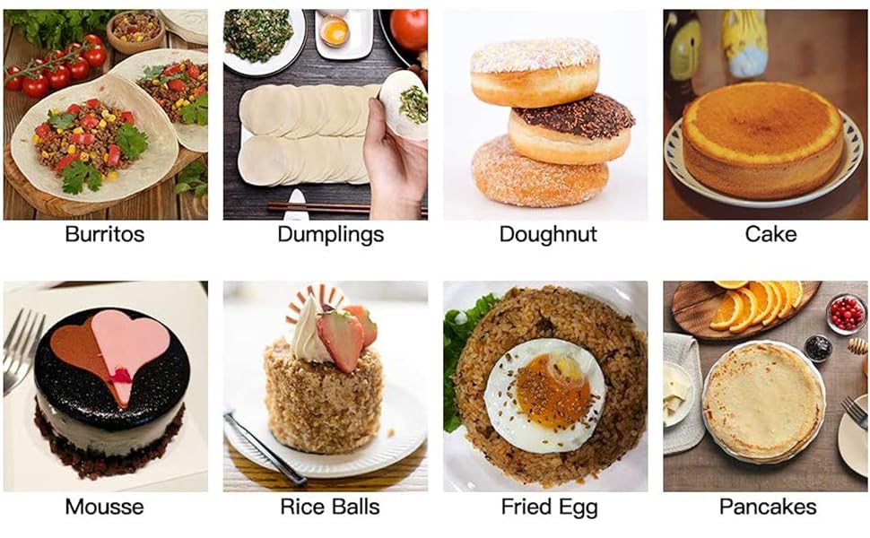 5 Pieces Biscuit Cookie Cutters Set,Stainless Steel Circle Round Cookie Biscuit Cutters in Graduated Sizes Shape Molds for Pastries Doughs Doughnuts