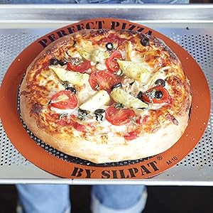 Silpat The Original Perfect Pizza Non-Stick Silicone Baking Mat, 12