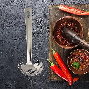 Darware Complete Serving Set (6-Piece, Silver); w/Pasta Server, Fork, Slotted Spoon, Ladle, & Cake/Casserole Server