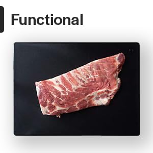 Thirteen Chefs Plastic Cutting Board - 18 x 12 x 0.5 Inch, Professional Grade HDPE, NSF Approved, Large Size and Dishwasher Safe