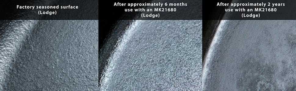 MANNKITCHEN Professional Grade Stainless Steel Spatula Perfect for Cast Iron Skillets and Flat Top Grills (MK21680)